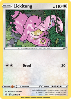 Lickitung(Reverse) - 138/196(Rev) - Common - Lost Origin