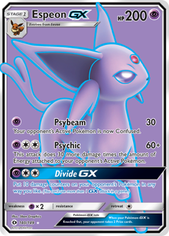 Espeon GX - 140/149 - Rare Ultra - Sun & Moon