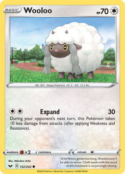 Wooloo - 152/202 - Common - Sword & Shield