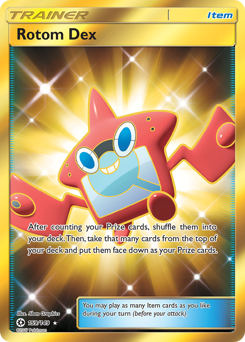 Rotom Dex - 159/149 - Rare Secret - Sun & Moon