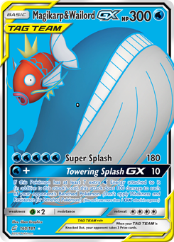 Magikarp & Wailord GX - 160/181 - Rare Ultra - Team Up