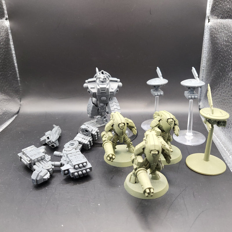 Warhammer 40k: T'au Empire Broadside & Stealthsuit Squad Bundle OOP