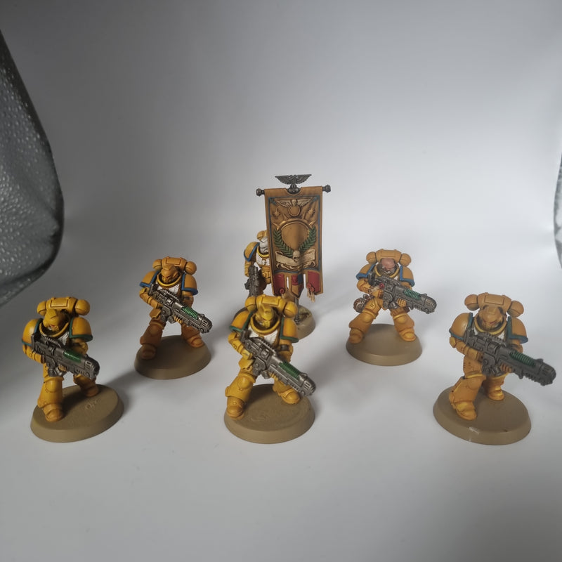 Space Marine 5 Primaris Hellblasters + Primaris Ancient (AD051)