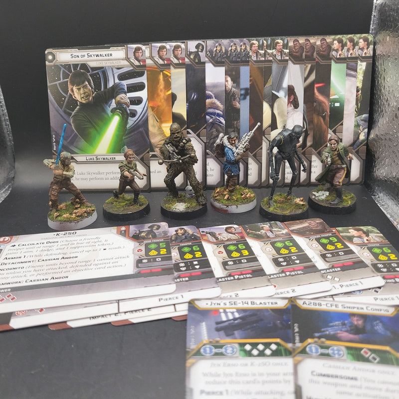 Star Wars Legion: Rebel Hero Bundle, Painted