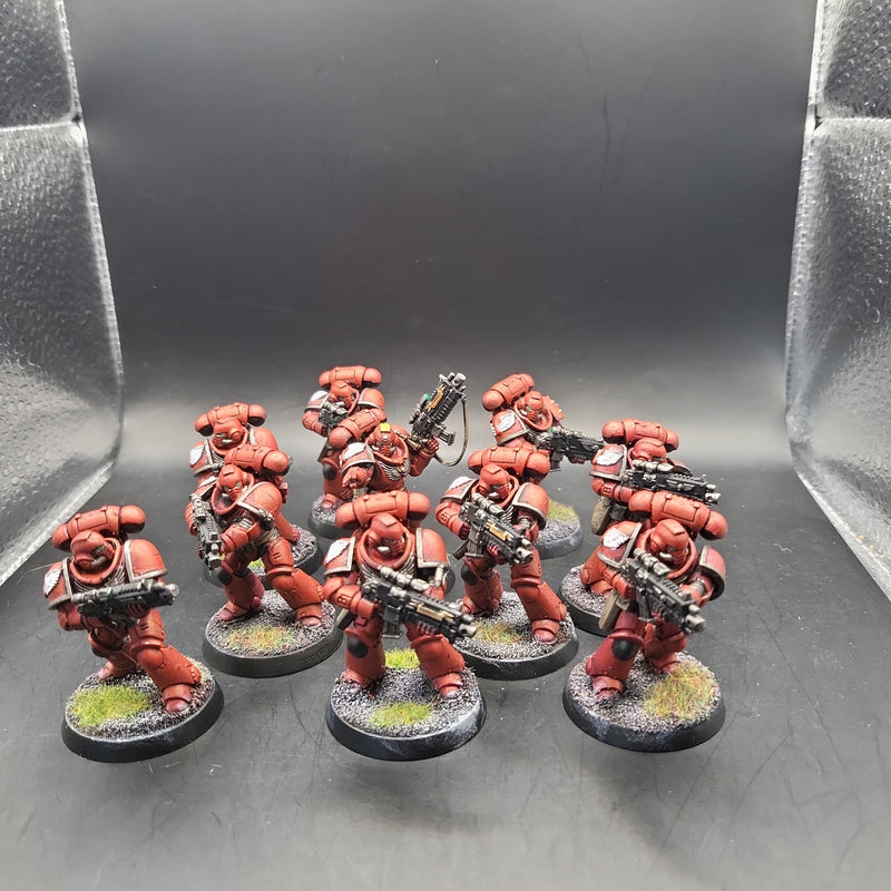 Primaris Space Marine Blood Angels Intercessor Squad Painted (AO025)