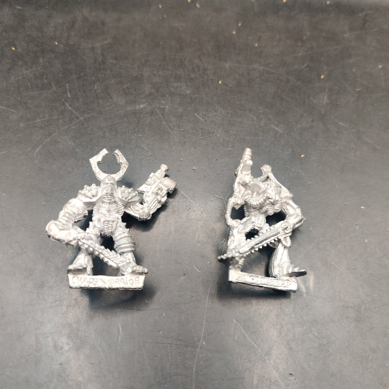 Warhammer 40k Oldhammer Metal Chaos Renegadesx2 OOP (BC165)