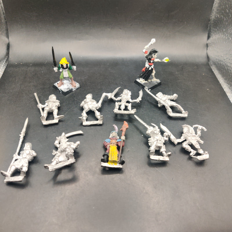 Roleplaying / DnD Citadel Metal Elf 28mm miniatures x11 bundle OOP (AT118)