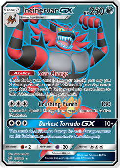 Incineroar GX - 167/181 - Rare Ultra - Team Up