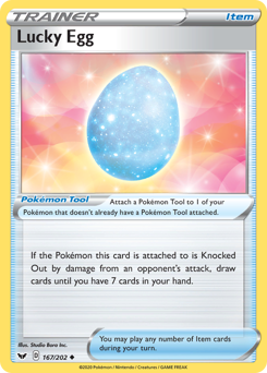 Lucky Egg - 167/202 - Uncommon - Sword & Shield