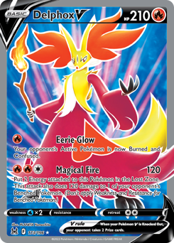 Delphox V(Reverse) - 173/196(Rev) - Rare Ultra - Lost Origin