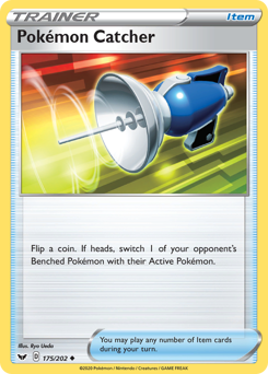 Pokémon Catcher - 175/202 - Uncommon - Sword & Shield