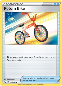 Rotom Bike - 181/202 - Uncommon - Sword & Shield