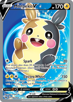 Morpeko V - 190/202 - Rare Ultra - Sword & Shield