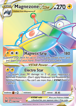 Magnezone VSTAR(Reverse) - 198/196(Rev) - Rare Rainbow - Lost Origin