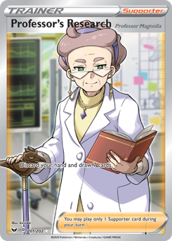 Professor's Research (Professor Magnolia) - 201/202 - Rare Ultra - Sword & Shield