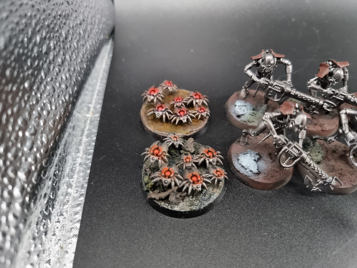Warhammer 40k Necron Warriors and Scarabs (AJ111)