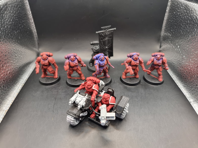 Warhammer 40k: Adeptus Astartes Reivers, Attack Bike and Ancient (AH090)