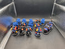 Warhammer 40k: Adeptus Astartes Space Marines and bike (AD109)