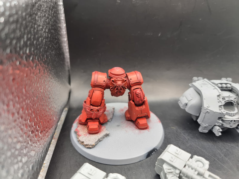 Warhammer 40k: Adpetus Astartes Blood Angels Leviathan Dreadnought with Storm Cannons (AI022)