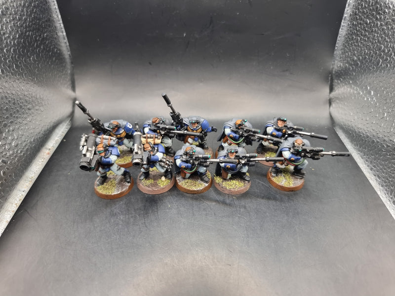 Warhammer 40k: Adeptus Astartes Ultramarine Scout Snipers - Well Painted (AW134)