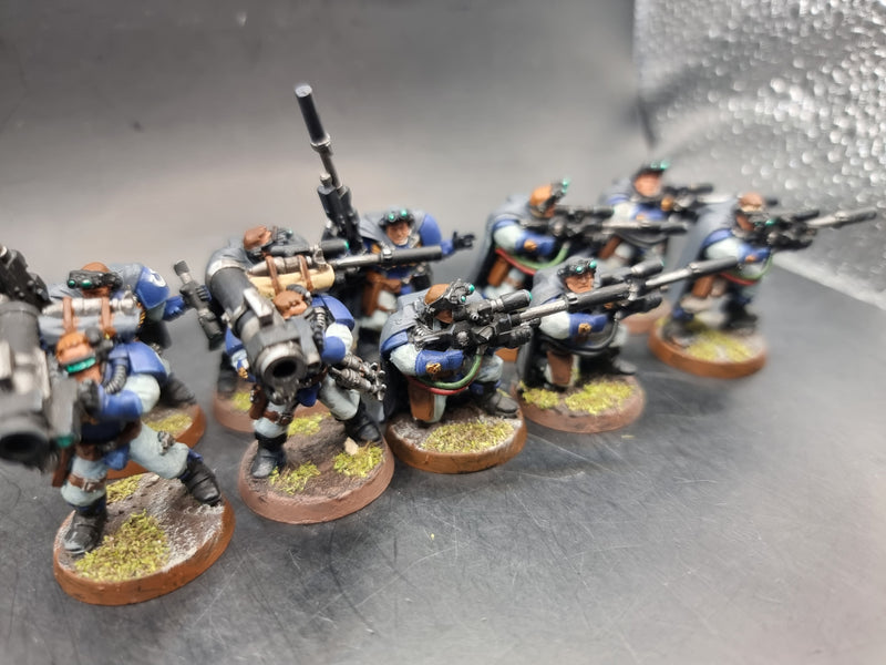 Warhammer 40k: Adeptus Astartes Ultramarine Scout Snipers - Well Painted (AW134)