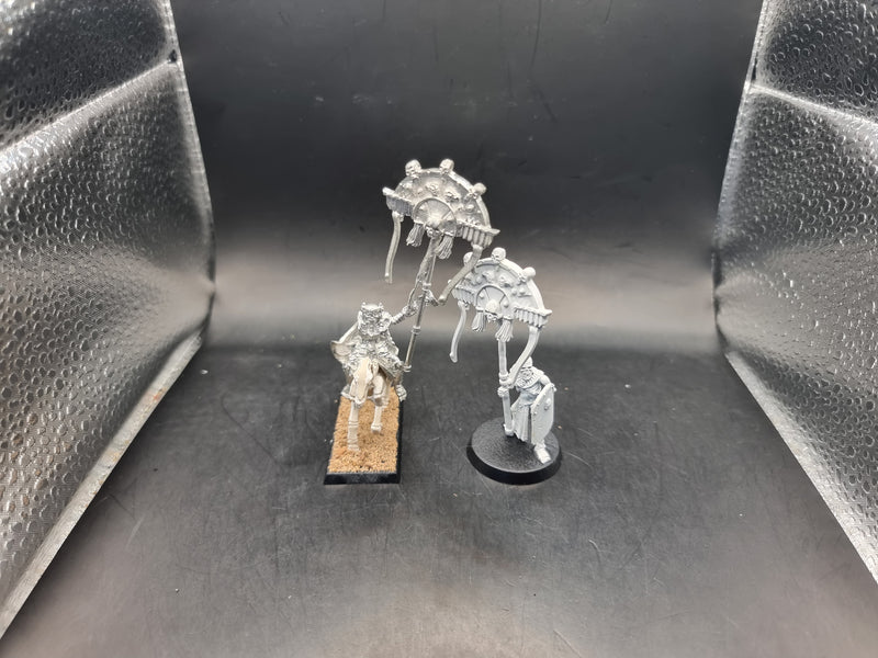 Warhammer Fantasy: Tomb Kings Standard Bearer on Foot and Mounted (AW137)