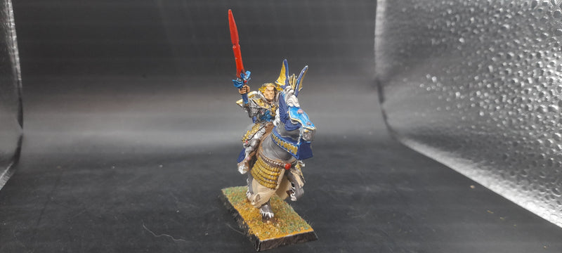 Warhammer WHFB/AOS- High Elf Lord Eldroth on Elven Steed (BAO91)