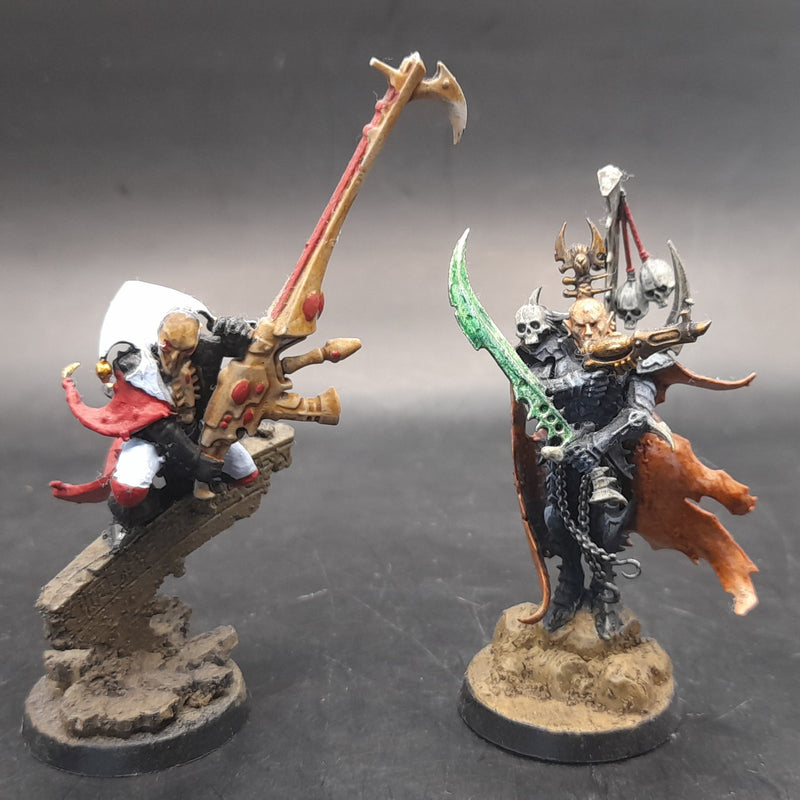 Warhammer 40k: Dark Eldar Archon and Harlequin Death Jester (AF060)