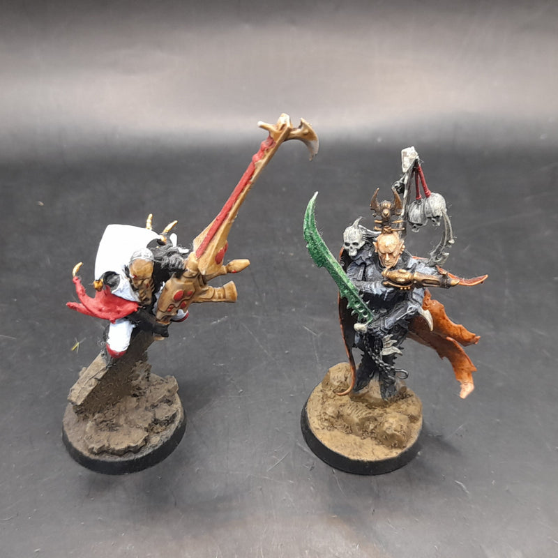 Warhammer 40k: Dark Eldar Archon and Harlequin Death Jester (AF060)