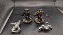 Warhammer 40K: Space Marines Deathwatch Librarian and Chaplain (AZ049)
