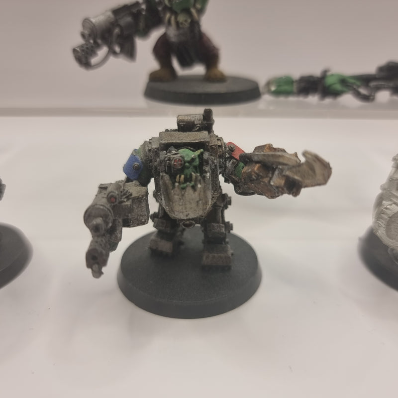 Warhammer 40k: Orks Metal Mega Armored Nobz and Warboss (AF013)