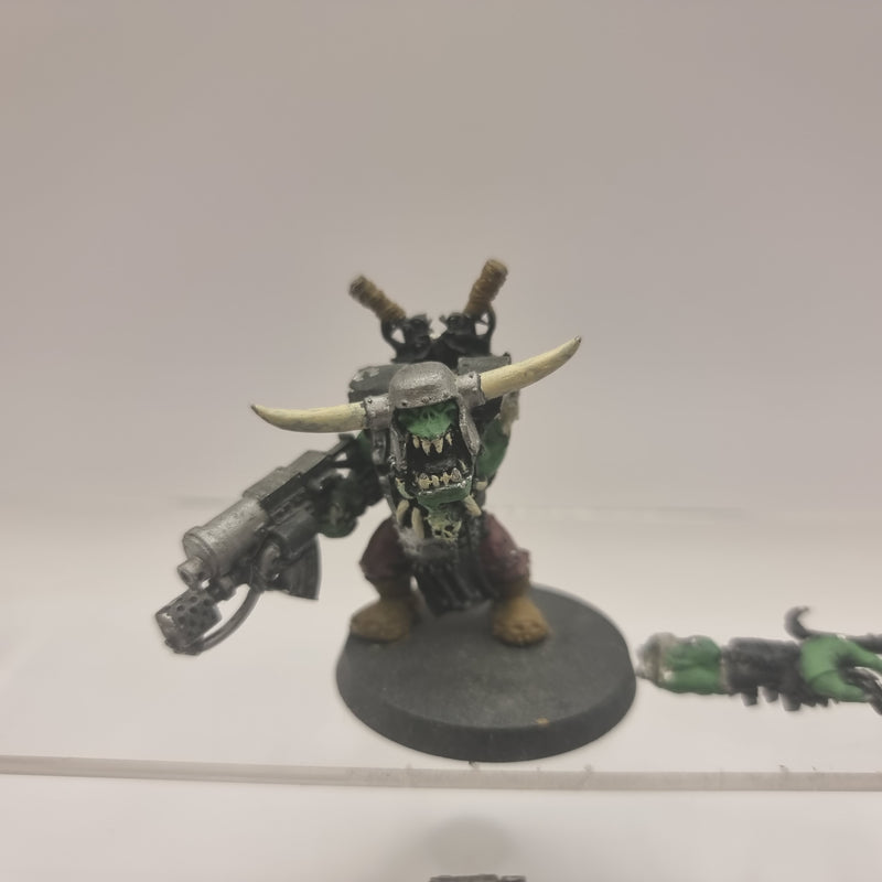 Warhammer 40k: Orks Metal Mega Armored Nobz and Warboss (AF013)