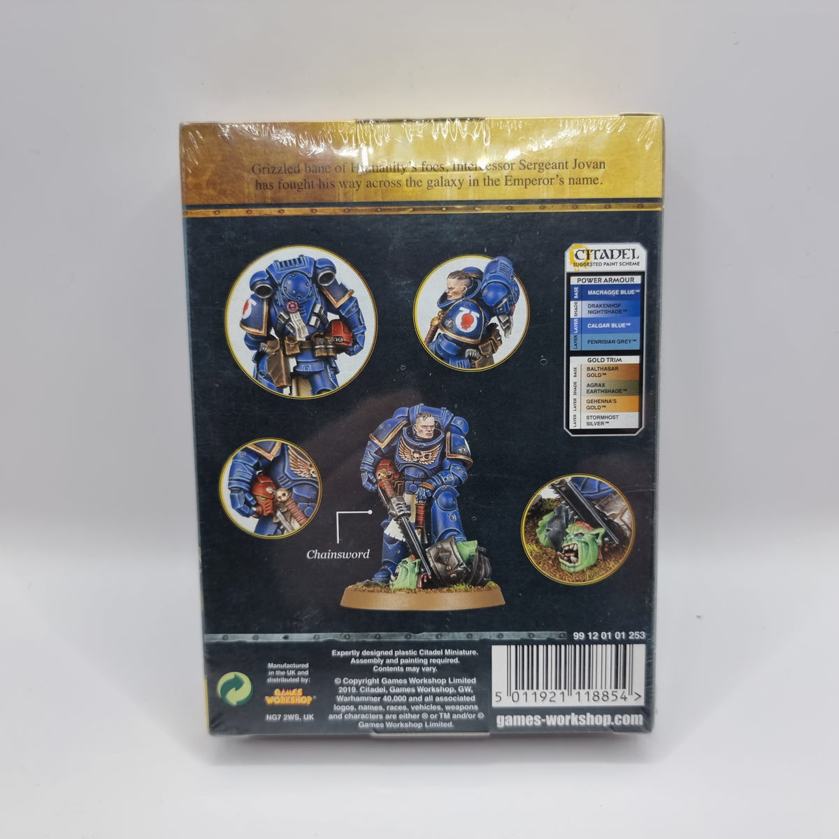 Space Marines Sergeant Jovan from Games Workshop (gw