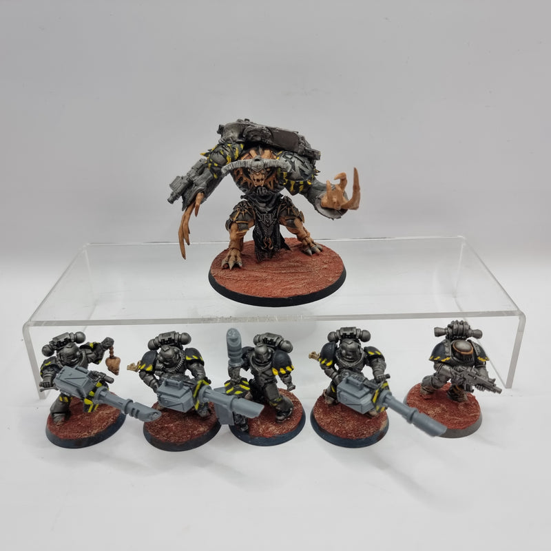 Warhammer 40k: Chaos Space Marines Converted Daemon Prince and Havocs (AW060)