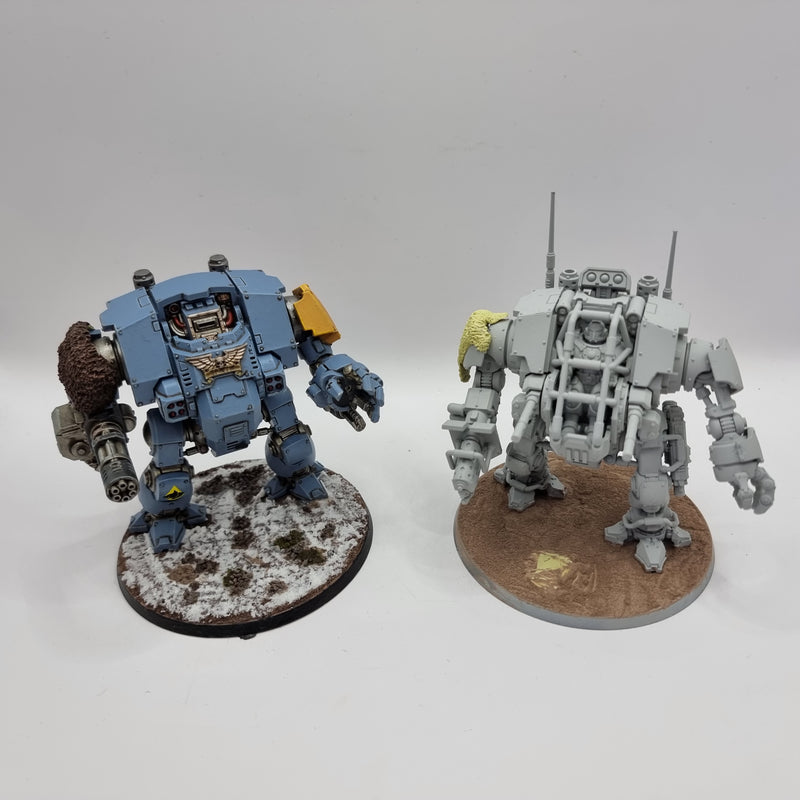 Warhammer 40k: Space Marine Redemptor Dreadnought and Invictor Warsuit (AX079)