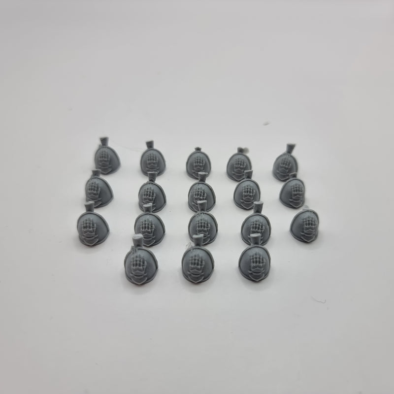 Warhammer 40k: Forgeworld Iron Hands MKIV Shoulder Pads (BA121)