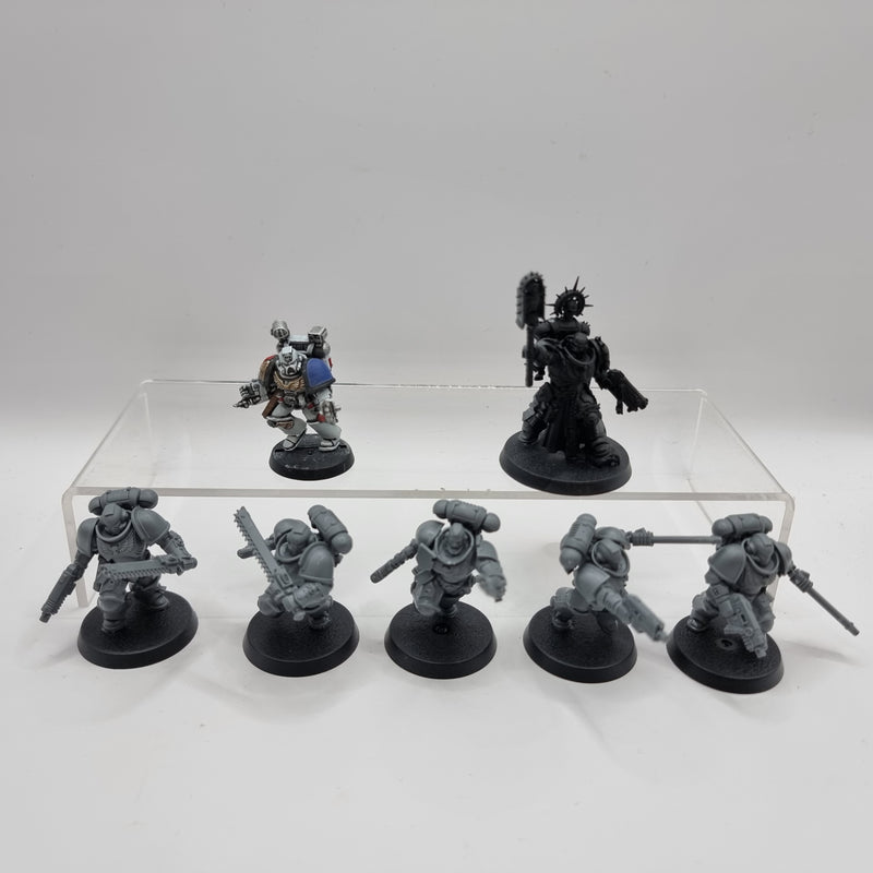 Warhammer 40k: Space Marine Assault Intercessors, Apothecary and Indomitus Chaplain (BA107)