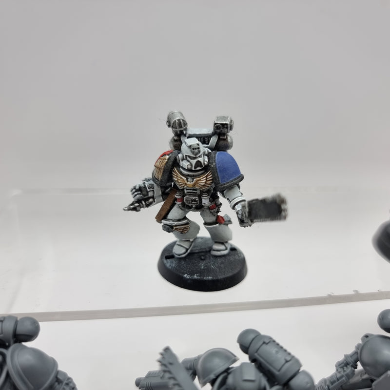 Warhammer 40k: Space Marine Assault Intercessors, Apothecary and Indomitus Chaplain (BA107)