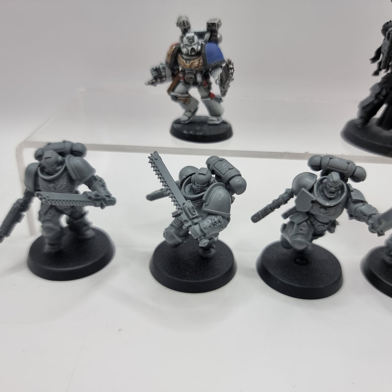 Warhammer 40k: Space Marine Assault Intercessors, Apothecary and Indomitus Chaplain (BA107)