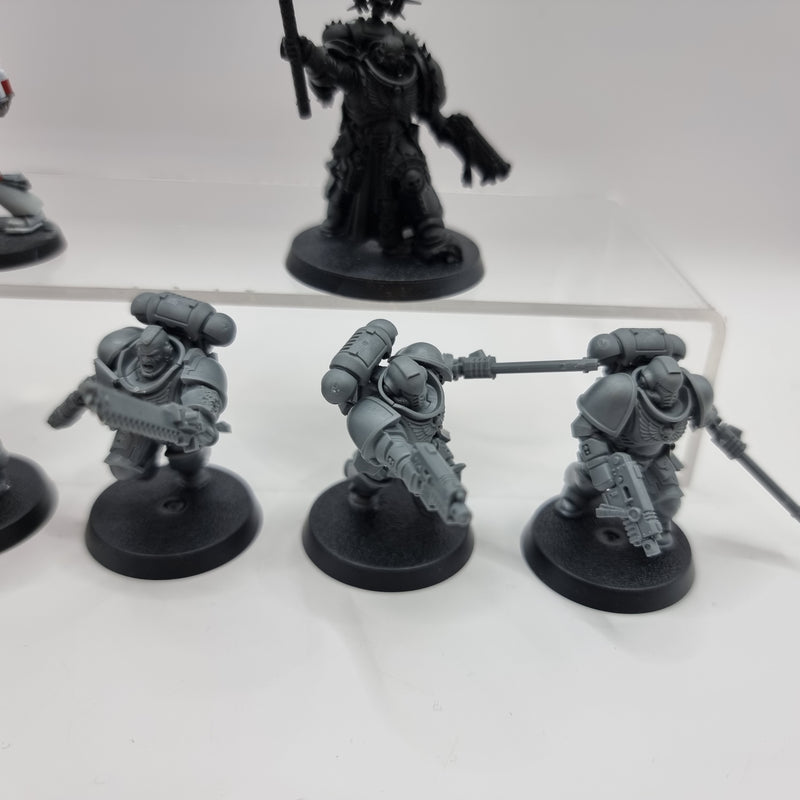 Warhammer 40k: Space Marine Assault Intercessors, Apothecary and Indomitus Chaplain (BA107)