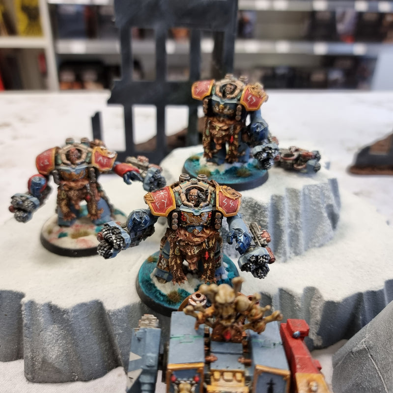Warhammer 40k: Space Marine Space Wolves Army - Well Painted (AS901)