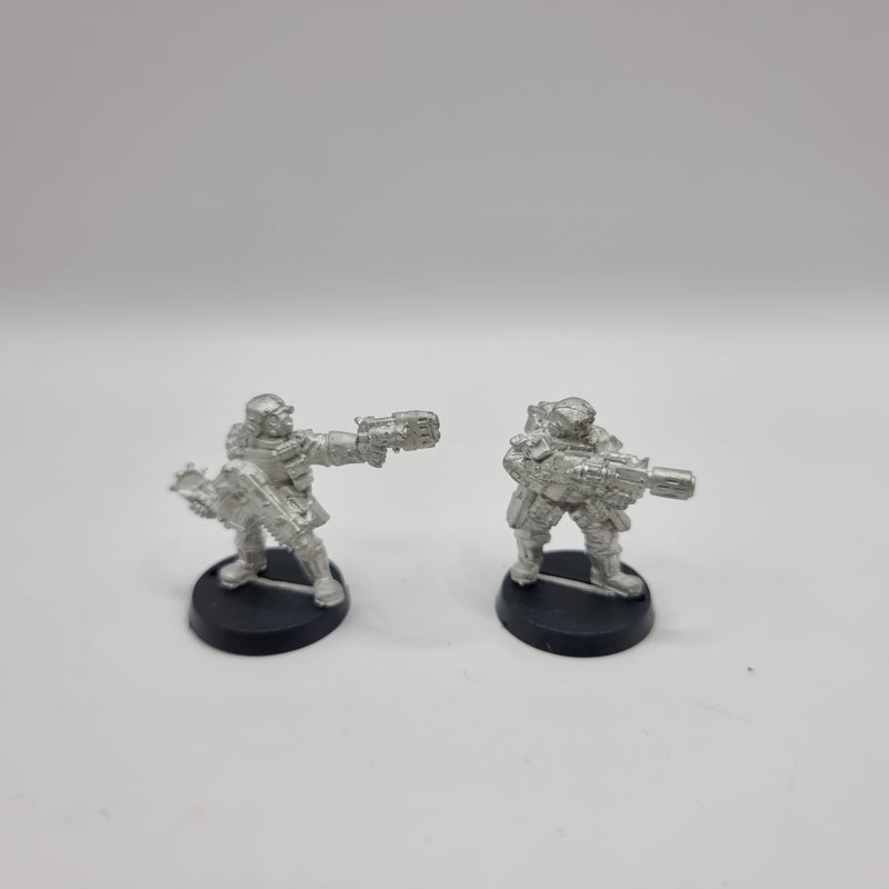 Warhammer 40k: Inquisitorial Stormtroopers 3rd Edition Sergeant and Melta OOP Rare (AW152)