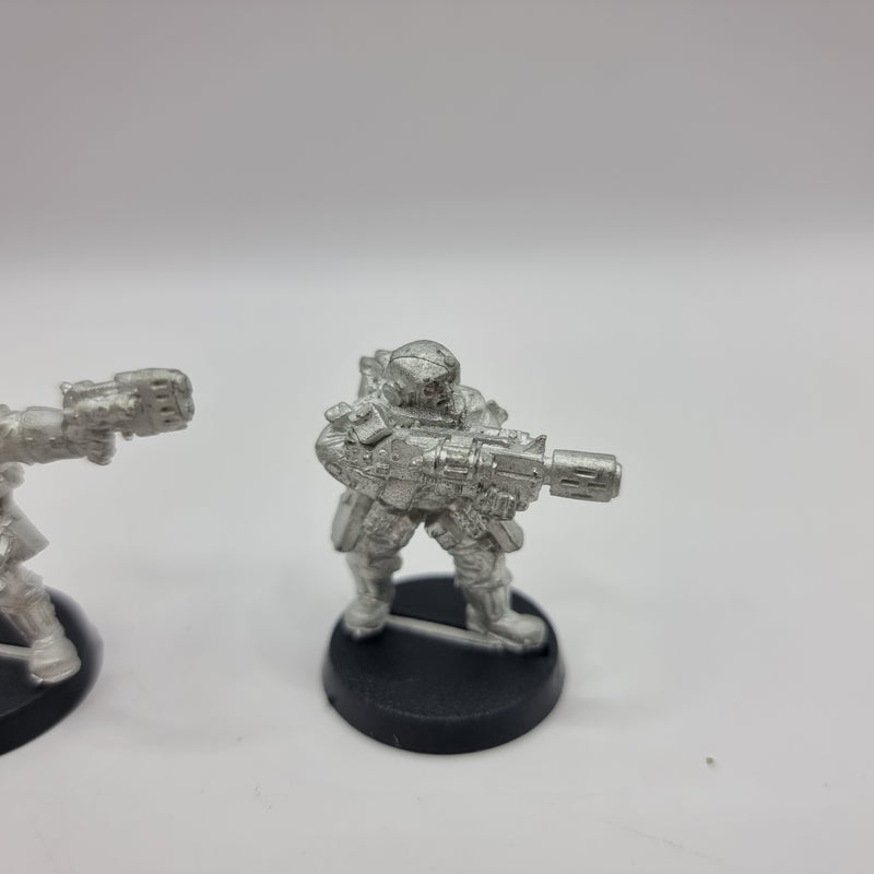 Warhammer 40k: Inquisitorial Stormtroopers 3rd Edition Sergeant and Melta OOP Rare (AW152)