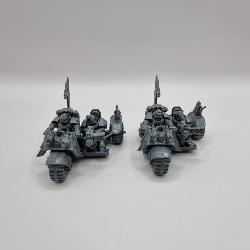 Warhammer 40k: Space Marine Dark Angel Ravenwing Attack Bikes (AM003)