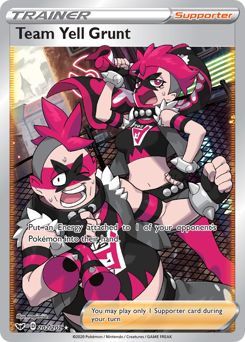 Team Yell Grunt - 202/202 - Rare Ultra - Sword & Shield