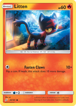 Litten - 20/181 - Common - Team Up