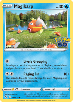 Magikarp(Reverse) - 21/78(Rev) - Common - Pokémon GO