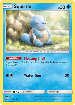 Squirtle - 22/181 - Common - Team Up