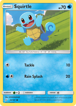 Squirtle - 23/181 - Common - Team Up