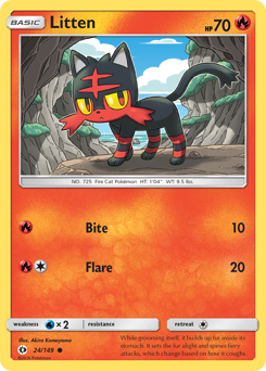 Litten - 24/149 - Common - Sun & Moon